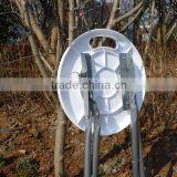 Strong and Durable 45H Metal Leg and Plastic Round Folding Stool thumbnail-4