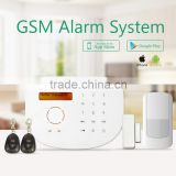 Two-way communication autodial GSM alarm system, wholesale home alarm & smart home automation alarm system via Android/ IOS APP