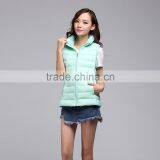 2015 Anti-Pilling Green Down Vest for Womens thumbnail-1