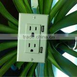 High Quality ETL Approval USB Wall Socket 125V For IPhone IPad Charge thumbnail-4
