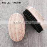 Top Qualtiy Beech Wood Black Boar Bristle Beard Brush thumbnail-4