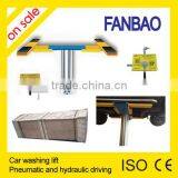 Pneumatic and Hydraulic Single Post Inground Lift thumbnail-1