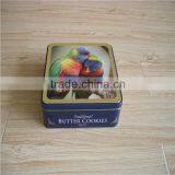 China Tinplate Cans Birds Design Box for Sale
