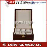 Valet Watch Box Twany Exterior With Gold Lock Supplier for Watch Box thumbnail-5