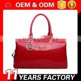 Popular Fashion pu Leather Lady Handbag With Zipper thumbnail-2