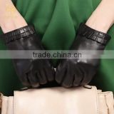 Women's sheepskin winter leather Gloves With Silk Lining for driving