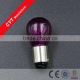 Car 21/5W 12V BA15D Purple Halogen Bulb Indicator Light Brake Light Tail Light thumbnail-1