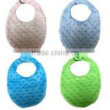 2016 Crazy Sales 4 Styles Customized Soft Lt Blue Minky Baby Boy Bib thumbnail-3