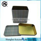 High Quality Tinplate Square Gift Tin Box(Coin Bank)