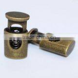 Gold Metal String Cord Stopper Buttons With 2 Holes thumbnail-2