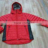 Men's Long Sleeve Hood Duck Down Jacket