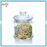Antique Decorative Food Grade Round Wholesale Glass Cookie Storage Containers Jars Wholesale thumbnail-1