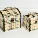 Retro Striped Curved Decorative Jewelry Box Portable thumbnail-2