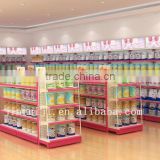 baby shops rack supermarket metal shelf wig display stand