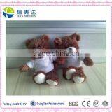Brown Little Bear With T-shirt Soft Stuffed & Plush Toy thumbnail-4