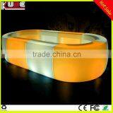 Event Used Illuminated LED Circle Bar Counter With Remote Control Colorful