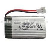 Rechargeable 25c Li-ion Battery 3.7v 650mah for X5C ,905 ,CX-30,M68 Aircraft thumbnail-2
