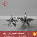Ceramic Decorative Silver Plating Christmas Star thumbnail-1
