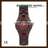 Customized Rose Wood Wooden Watch for Lady thumbnail-1