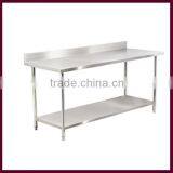 2014 Popular & Easy Operate Stainless Steel 2-tier Worktable With Wheels (WTC-122B) thumbnail-1