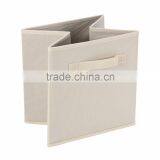 Foldable Clothes Storage Cube Basket Bin, Collapsible Storage Cube For Nursery Home and Office thumbnail-4