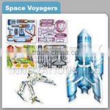 3D Plastic Puzzle Card With Airplane Image thumbnail-1