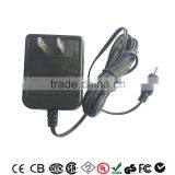 3V 1000mA AC/DC Power Adapter With UL CE GS PSE SAA