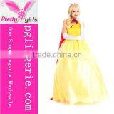 Adult Ladies Long Dress Frozen Princess Elsa Costume in Halloween thumbnail-6