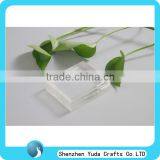 Professional Cnc Made Lucite Acryl Base, Diamond Polished Clear Solid Beveled Acrylic Base thumbnail-2