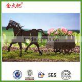 Horse and Buggy Garden Shadow Stake With Planter thumbnail-1