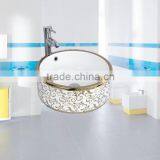 Artificial Bathroom Porcelain Home Garden Wash Color Basins With Cabin thumbnail-2