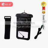 Headphone Jack Armband Lanyard Waterproof Cell Phone Case Dry Bag Pouch for Monile Phone thumbnail-1