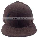 Unisex Custom Vintage Embroidered Corduroy Blank Baseball Snapback Cap Wholesale thumbnail-3