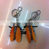 Custom Animal Shape Leather Keychain