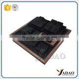 Luxury Collection Wooden Small Size Black Velevt Jewellery Window Display Supplier thumbnail-2