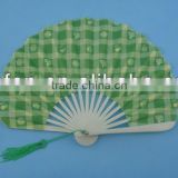 2015 new style plastic with fabric hand fan