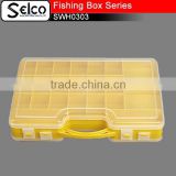 SWH0303 China Top Transparent double open plastic fishing tackle box