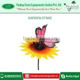 Metal Flowers and Garden Stakes With Decorative Metal Garden Butterfly Sitting thumbnail-1