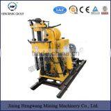 300m hydraulic trailer portable borehole water well drilling rig