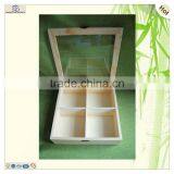 Hinge Transparent Lid Pine Wood Moon Cake Box thumbnail-2