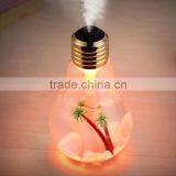 Aromatherapy Colorful Luminous Desktop Micro Landscape Floret Bottle Humidifier thumbnail-1