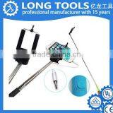 Wholesale Stainless Steel Cable Take Pole Wired Selfie Stick Rod for Smartphone thumbnail-1