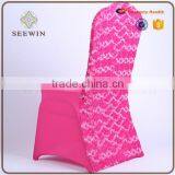 Rosette Spandex Chair Cover for Wedding thumbnail-2
