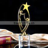 Custom New Design Crystal Dance Trophy thumbnail-1