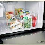 White Wire Freezer Metal Storage Basket thumbnail-1