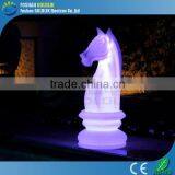 Wireless Remote Control Garden Decorative Tall Chess Illuminated LED Light Knight thumbnail-1