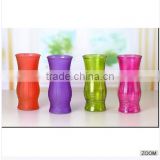 colored glass vase / glass flower vase / glassware