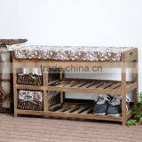 Vintage Wooden Shoe Rack for Sale thumbnail-3