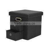 The Newest Multi-function Foldable Storage Ottoman With Drawers thumbnail-2