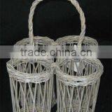 Antique Wicker Bottle Basket thumbnail-1